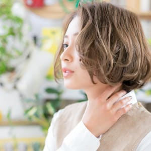 オススメ順 40代 フェミニン グラデーションカラー ミディアムの髪型 ヘアスタイル 楽天ビューティ