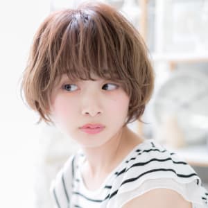 オススメ順 パーマ グラデーションカラー ショートの髪型 ヘアスタイル 楽天ビューティ