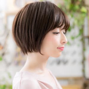 オススメ順 ストレートパーマ マッシュ ショートの髪型 ヘアスタイル 楽天ビューティ