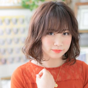オススメ順 40代 パーマ ボブ セミロングの髪型 ヘアスタイル 楽天ビューティ