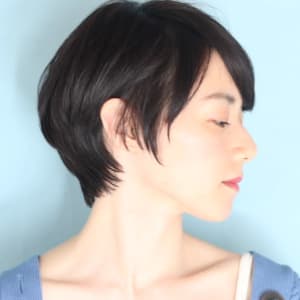 オススメ順 黒髪 ベリーショートの髪型 ヘアスタイル 楽天ビューティ