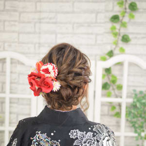 オススメ順 ヘアアレンジ アップ グラデーションカラー ロングの髪型 ヘアスタイル 楽天ビューティ