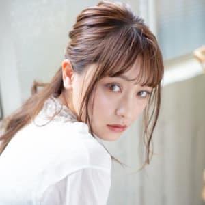 オススメ順 ストレートパーマ キュート サイドアップの髪型 ヘアスタイル 楽天ビューティ