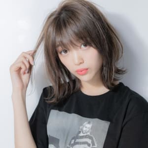 オススメ順 30代 ストレートパーマ ストリート ミディアムの髪型 ヘアスタイル 楽天ビューティ