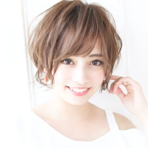 オススメ順 パーマ フェミニン ショートの髪型 ヘアスタイル 楽天ビューティ