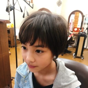 メンズのオススメ順 キッズ ストレート ショートの髪型 ヘアスタイル 楽天ビューティ