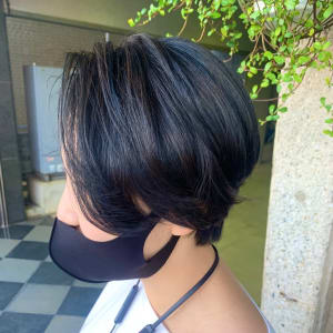 オススメ順 代 グラデーション 黒髪 ショートの髪型 ヘアスタイル 楽天ビューティ