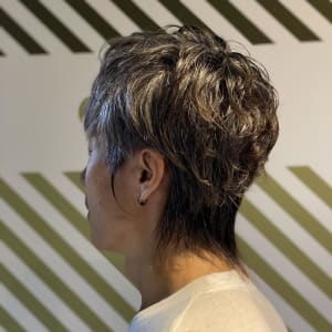 メンズの新着順 40代 マッシュ グラデーションカラーの髪型 ヘアスタイル 楽天ビューティ