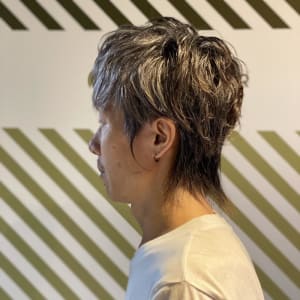 メンズの新着順 40代 マッシュ グラデーションカラーの髪型 ヘアスタイル 楽天ビューティ