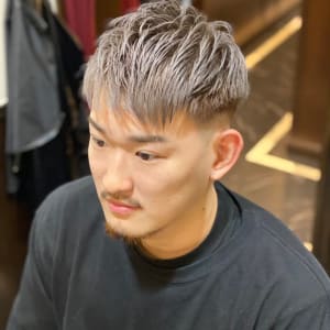 メンズのオススメ順 ボウズ ブラウン ベージュ ショートの髪型 ヘアスタイル 楽天ビューティ