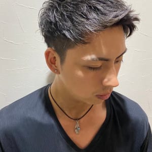 メンズのオススメ順 代 アップ アッシュ ブラウンの髪型 ヘアスタイル 楽天ビューティ