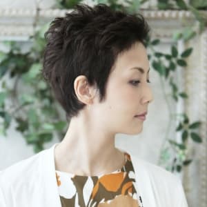 オススメ順 50代 ビジネス ベリーショートの髪型 ヘアスタイル 楽天ビューティ