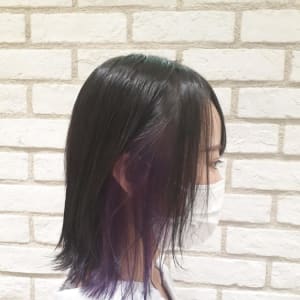 オススメ順 10代 モード 黒髪 ミディアムの髪型 ヘアスタイル 楽天ビューティ