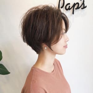 恋する母たち 木村佳乃風ぱっつんボブ Pap S De Coiffeur 甲南山手店 パプスドコワフュールコウナンヤマテテン のヘアスタイル 美容院 美容室を予約するなら楽天ビューティ