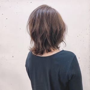 5ページ目 オススメ順 40代 レイヤー ミディアムの髪型 ヘアスタイル 楽天ビューティ