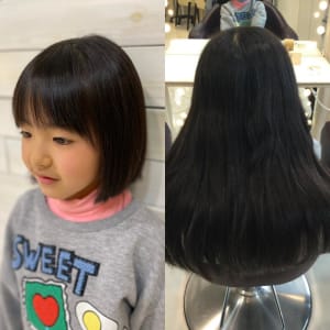 オススメ順 キッズ ボブ セミロングの髪型 ヘアスタイル 楽天ビューティ