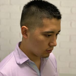 メンズのオススメ順 ストレートパーマ クール ベリーショートの髪型 ヘアスタイル 楽天ビューティ