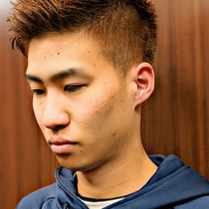 本田圭佑風ショートスタイル Hiro Ginza 新橋店 理容室 ヒロギンザシンバシテン のヘアスタイル 美容院 美容室を予約するなら楽天ビューティ