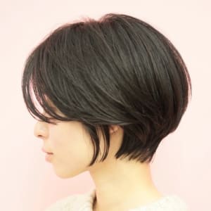 オススメ順 30代 ボブ 黒髪 ショートの髪型 ヘアスタイル 楽天ビューティ
