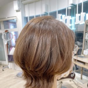 オススメ順 パーマ ウルフ ミディアムの髪型 ヘアスタイル 楽天ビューティ