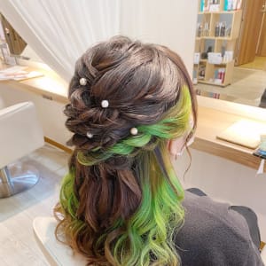 オススメ順 代 ヘアアレンジ グラデーションカラーの髪型 ヘアスタイル 楽天ビューティ