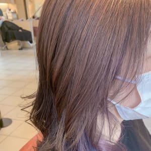 オススメ順 40代 キュート グラデーションカラー セミロングの髪型 ヘアスタイル 楽天ビューティ