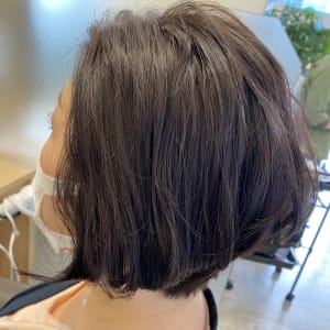 オススメ順 40代 ストレートパーマ レイヤー ショートの髪型 ヘアスタイル 楽天ビューティ