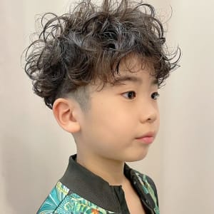 メンズのオススメ順 キッズ パーマ ベリーショートの髪型 ヘアスタイル 楽天ビューティ