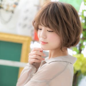 オススメ順 パーマ ボブ グラデーションカラー ショートの髪型 ヘアスタイル 楽天ビューティ