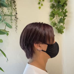 メンズの新着順 天神 大名 今泉 レッド ピンク ベリーショートの髪型 ヘアスタイル 楽天ビューティ