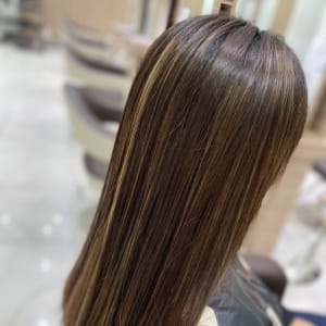 オススメ順 縮毛矯正 黒髪 セミロングの髪型 ヘアスタイル 楽天ビューティ