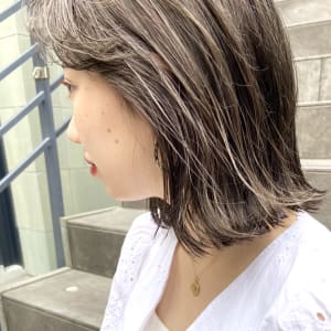 オススメ順 外国人風 グラデーションカラー ミディアムの髪型 ヘアスタイル 楽天ビューティ