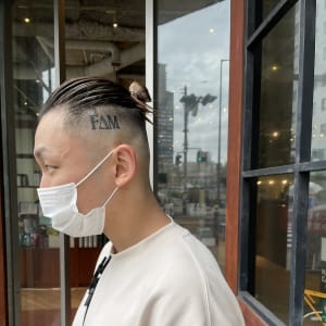 メンズのオススメ順 カラー ツーブロック セミロングの髪型 ヘアスタイル 楽天ビューティ