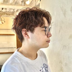 メンズのオススメ順 パーマ 外国人風 ブラウン ベージュの髪型 ヘアスタイル 楽天ビューティ