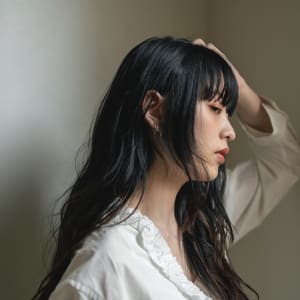 オススメ順 モード 黒髪 ロングの髪型 ヘアスタイル 楽天ビューティ