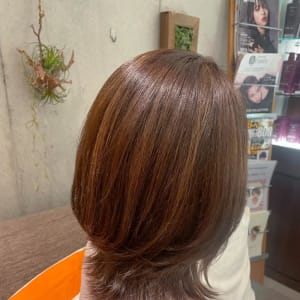 オススメ順 50代 ウルフ ミディアムの髪型 ヘアスタイル 楽天ビューティ