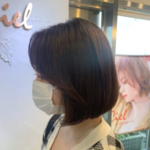 オススメ順 10代 ナチュラル ボブ 黒髪の髪型 ヘアスタイル 楽天ビューティ