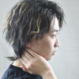 メンズのオススメ順 カラー ウルフ 黒髪の髪型 ヘアスタイル 楽天ビューティ