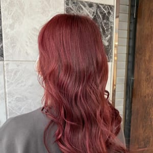 ダブルカラー/チェリーレッド/ボルドーピンク/ヘアカラー | OHANA