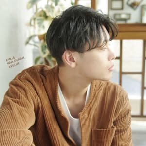 メンズの新着順 代 アッシュ ブラウン セミロングの髪型 ヘアスタイル 楽天ビューティ