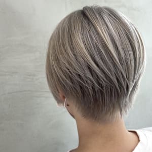 オススメ順 白石区 厚別区 清田区 代 グラデーションカラー ベリーショートの髪型 ヘアスタイル 楽天ビューティ