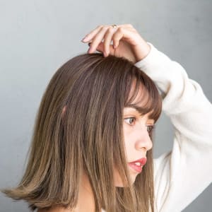 レディースの新着順 Ca 外国人風 アッシュ ブラウン ミディアムの髪型 ヘアスタイル 楽天ビューティ