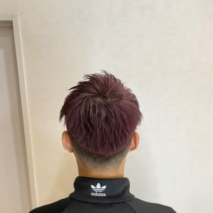 メンズのオススメ順 外国人風 レッド ピンク ベリーショートの髪型 ヘアスタイル 楽天ビューティ