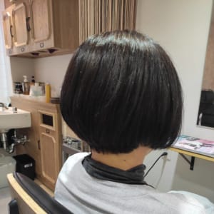 オススメ順 50代 縮毛矯正 ボブの髪型 ヘアスタイル 楽天ビューティ