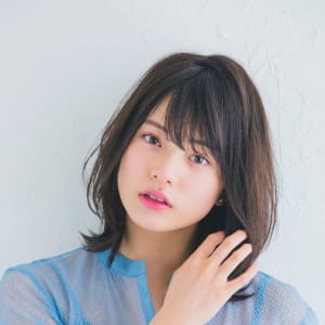 オススメ順 30代 キュート 黒髪 ミディアムの髪型 ヘアスタイル 楽天ビューティ