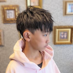 中学生カット 110 Barber Shop 長浜店 ワンワンオー バーバー ショップ ナガハマテン のヘアスタイル 美容院 美容室を予約するなら楽天ビューティ