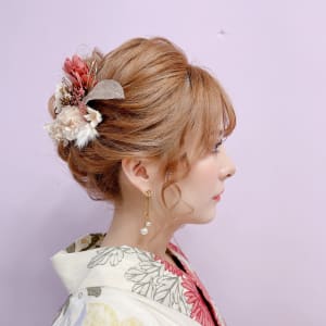 オススメ順 和服 着物 アッシュ ブラウン ミディアムの髪型 ヘアスタイル 楽天ビューティ