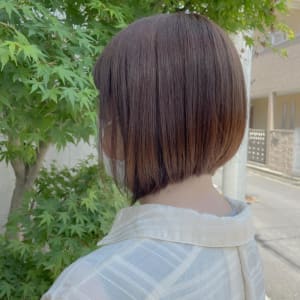 オススメ順 40代 ストレートパーマ キュート ショートの髪型 ヘアスタイル 楽天ビューティ