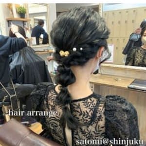 オススメ順 ナチュラル ポニーテール グラデーションカラー セミロングの髪型 ヘアスタイル 楽天ビューティ