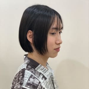 メンズのオススメ順 ストレートパーマ ボブの髪型 ヘアスタイル 楽天ビューティ